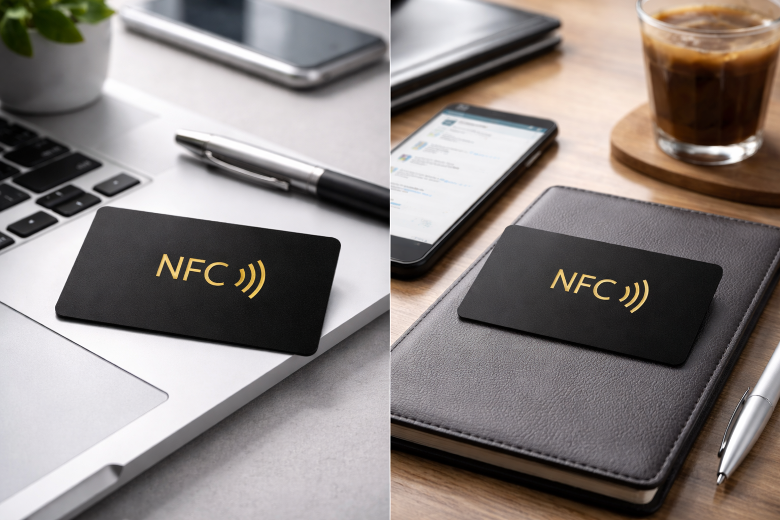 TapPulse NFC Card Pvc Black